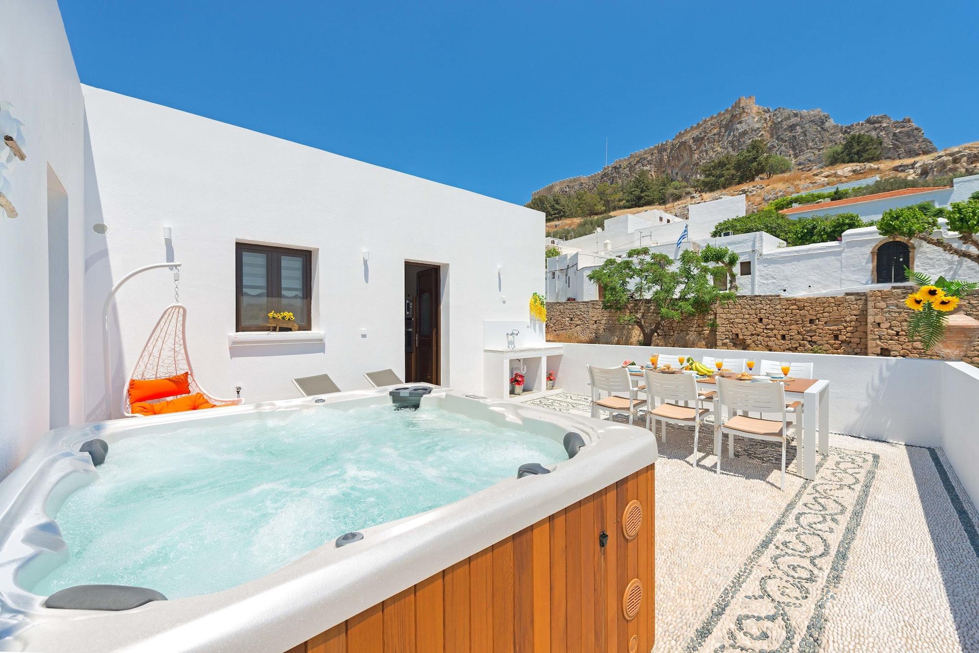 Lindos Diamond Exclusive Villa Eksteriør billede