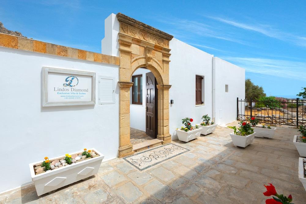 Lindos Diamond Exclusive Villa Eksteriør billede