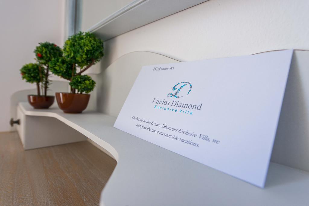 Lindos Diamond Exclusive Villa Eksteriør billede