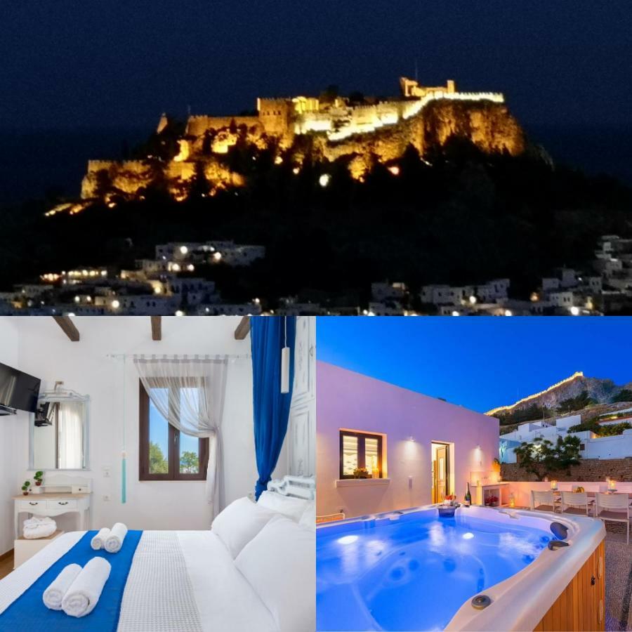 Lindos Diamond Exclusive Villa Eksteriør billede