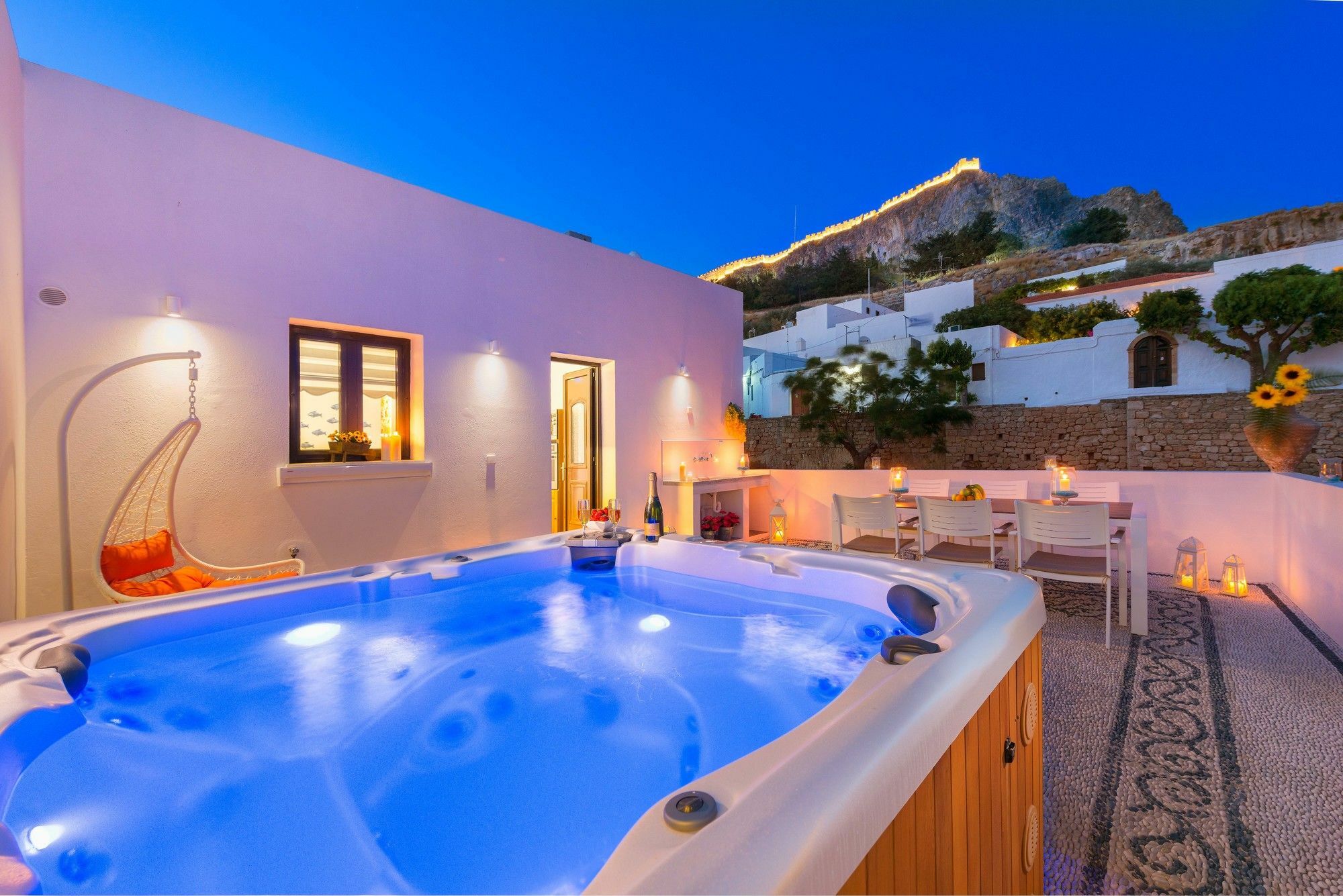 Lindos Diamond Exclusive Villa Eksteriør billede