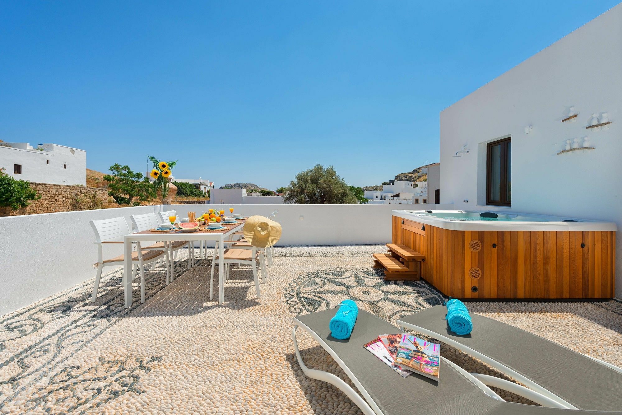 Lindos Diamond Exclusive Villa Eksteriør billede